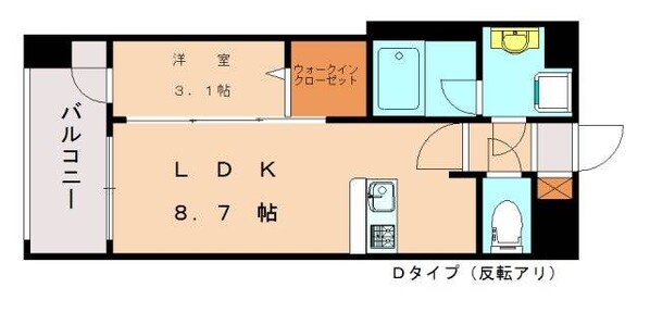 千早駅 徒歩4分 12階の物件間取画像